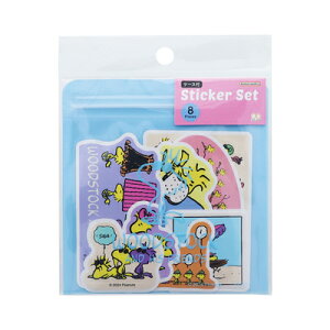 シール ケース入り フレークシール PEANUTS WOODSTOCK & SNOOPY A S8591733 サンスター文具 sunstar ポイント UP 期間限定