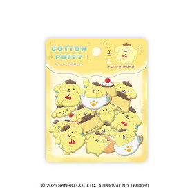 ×× シール コットンパフィーシールフレーク ポムポムプリン サンリオキャラクターズ 139414 クラックス CRUX