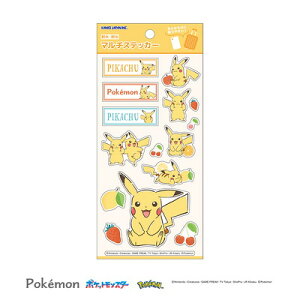シール ポケモン A マルチステッカー フルーツ イエロー 306419 カミオジャパン kamiojapan