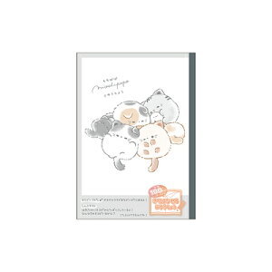 じゆうちょう ボリュームアップ きれいに切りはなせる自由帳 もちぽぽ ねこぽぽ ノート 132589 クラックス CRUX