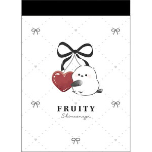 ミニメモ かわいいとり フルーティーシマエナガ 132602 クラックス CRUX