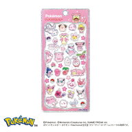 シール プチドロップステッカー ポケモン ピンク 307992 カミオジャパン kamiojapan
