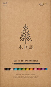 色鉛筆 色えんぴつ 木物語 12色セット ソフトタッチ芯 六角軸 CQ-KS12C トンボ鉛筆 Tombow