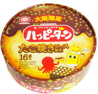 大阪 おみやげ お土産 亀田製菓 ハッピーターン たこ焼きソース風味 16袋入り ご当地スナック お菓子 ギ…