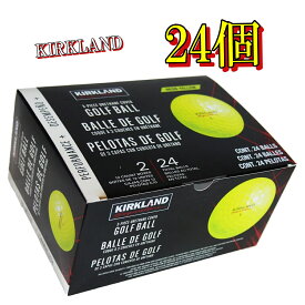 コストコ カークランド ゴルフボール イエロー 3ピース ウレタンカバー 2ダース 24球 KIRKLAND Signature costco