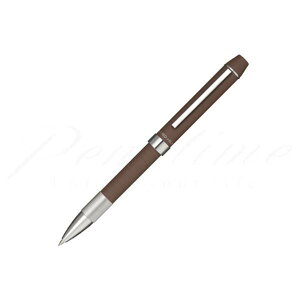 セーラー万年筆 複合筆記具(ボールペン黒・赤・シャープ0.5mm)メタリノ フィット 16−0219−280 ブラウン <2500>【名入れ有料】【ラッピング無料】【メーカー保証】