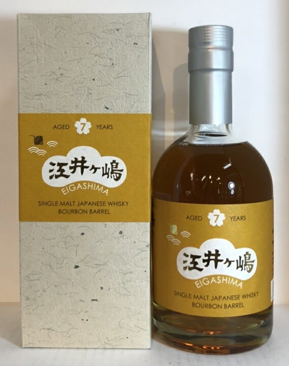 楽天市場】【箱付】シングルモルト 江井ヶ嶋 バーボンバレル 7年 500ml  