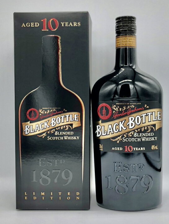 楽天市場】【箱付】【並行】ブラックボトル 10年 700ml : ワイン・焼酎 
