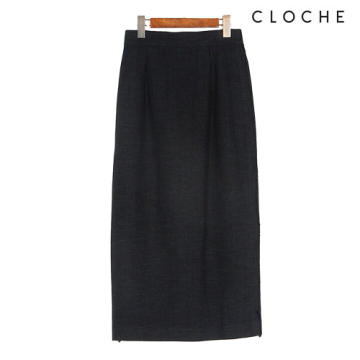 楽天市場】CLOCHE（クロッシェ）新着 ツイードタイトスカート 両サイド 