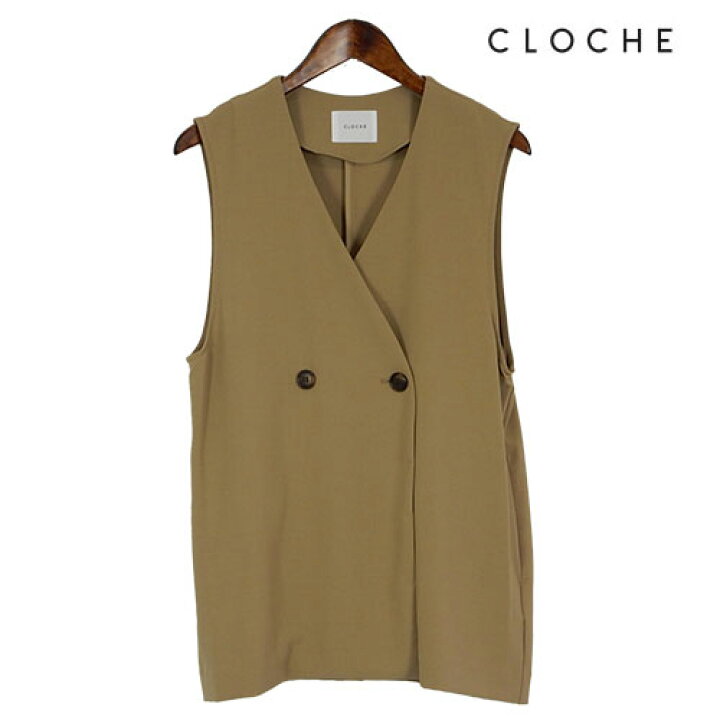 楽天市場】CLOCHE（クロッシェ） ベスト ジレ 同素材のパンツあります 