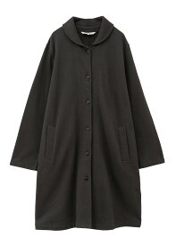 【ピープルツリー 公式】【people tree】オーガニックコットン裏起毛ラウンドカラーコート・ブラウン・M/L 【フェアトレード】 【PeopleTree】