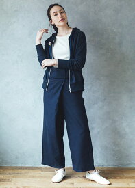 【ピープルツリー 公式】【people tree】オーガニックコットン ミニ裏毛 パーカー 【フェアトレード】 【PeopleTree】レディース