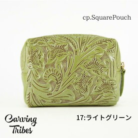 ★GRACE CONTINENTAL グレースコンチネンタル cp_SquarePouch カプセルコレクション スクエアポーチ 0423389505 Carving Tribes カービングトライブス カービングバッグシリーズ WLTSZ PeP-TOMIYA おしゃれ 上品 かわいい シンプル プレゼントにも