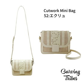 ★GRACE CONTINENTAL グレースコンチネンタル Cutwork Mini Bag 全3色 カットワークミニバッグ 斜め掛けバッグ0424182604 Carving Tribes カービングトライブス カービングバッグシリーズ PeP-TOMIYA おしゃれ 上品 かわいい シンプル プレゼント