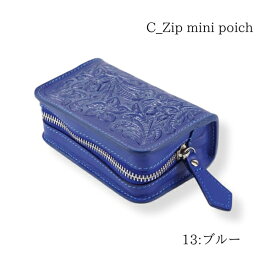 ★GRACE CONTINENTAL グレースコンチネンタル C_Zip mini Pouch 「Royal Winter」ジップミニポーチ 0424189613 Carving Tribes カービングトライブス カービングバッグシリーズ WLTSZ PeP-TOMIYA おしゃれ 上品 かわいい シンプル プレゼントにも