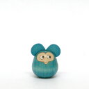 こけし 子ねずみ ブルー / Lisa Larson リサ・ラーソン / kokechi / 鼠 ネズミ おばけネズミ リサラーソン 置物 オブジェ 木製 彫刻 ME…