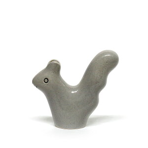 Squirrel ���X / Gray / ������ �r / Keramikstudion / En Liten Van �����ȗF�B / �Ԋ� �t�����[�x�[�X ��֑}�� �ԕr �I�u�W�F �u�� �肷 �I�l grey ���C�g�O���[ �D�F �͂����� �������܂܂���