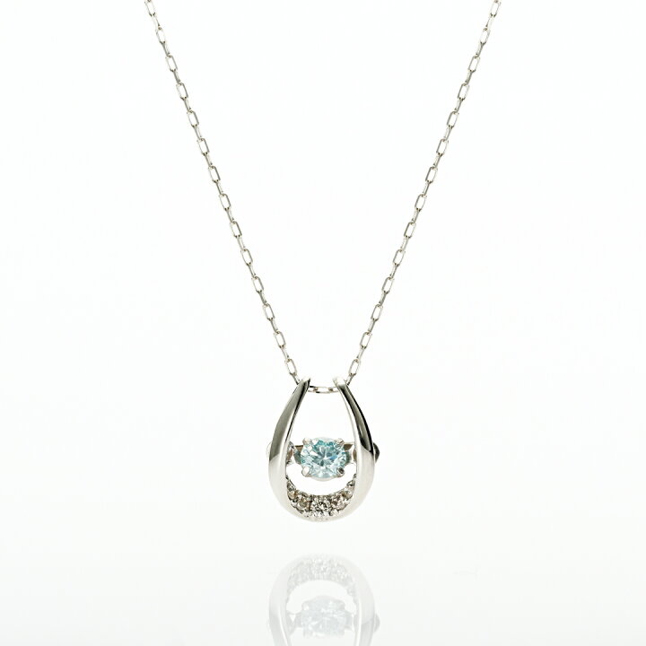 楽天市場】ネックレス プラチナ900 アイスブルーダイヤモンド0.05ct 