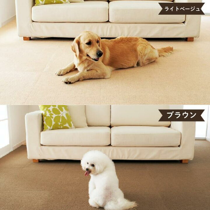 楽天市場】ピタッと吸着タイルマット 大判サイズ 無地 45×60cm 国産 犬 