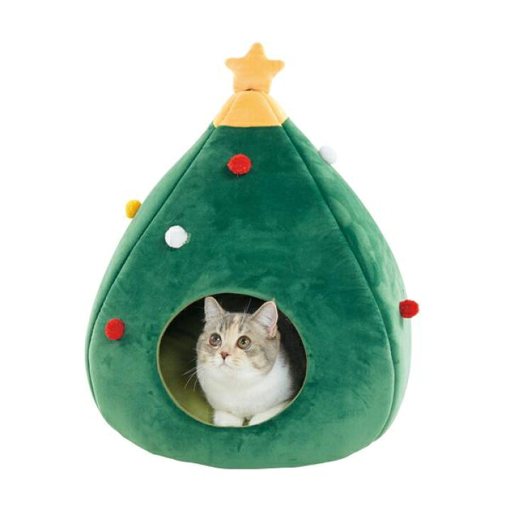 楽天市場 4 1限定 最大ポイント倍 クリスマスツリーベッド 犬 猫 ベッド クリスマス かわいい インスタ映え 写真映え おしゃれ イベント ペット ペピイ Peppy Peppy ペピイ 楽天市場店