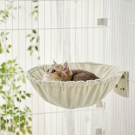 揺れないケージ用ハンモック ケージ ハンモック ベッド 猫 ゲージ 揺れない 固定 はっ水 耐久性 工具不要…