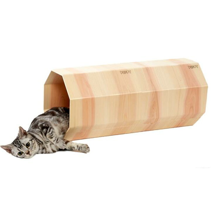 楽天市場 吉野桧のトンネルベッド 猫 ねこ ベッド 木製 天然木 国産 高品質 手作り ペット ペピイ Peppy Peppy ペピイ 楽天市場店