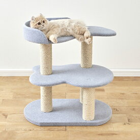 キャットタワー プティ 高さ63cm 据え置き型 日本製 シニア猫 子猫 スリム 日本製 国産 小型 小さめ 安全 安定 安定感 コンパクト インテリア おしゃれ 北欧 猫 ロータワー
