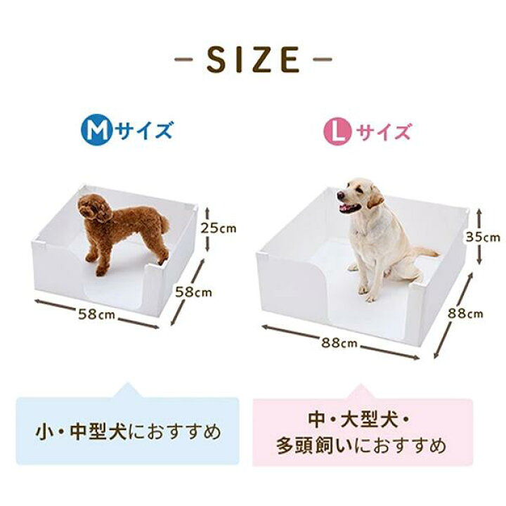 楽天市場】【新規限定最大300円OFFクーポン】犬 囲い付きトイレ 大型犬 