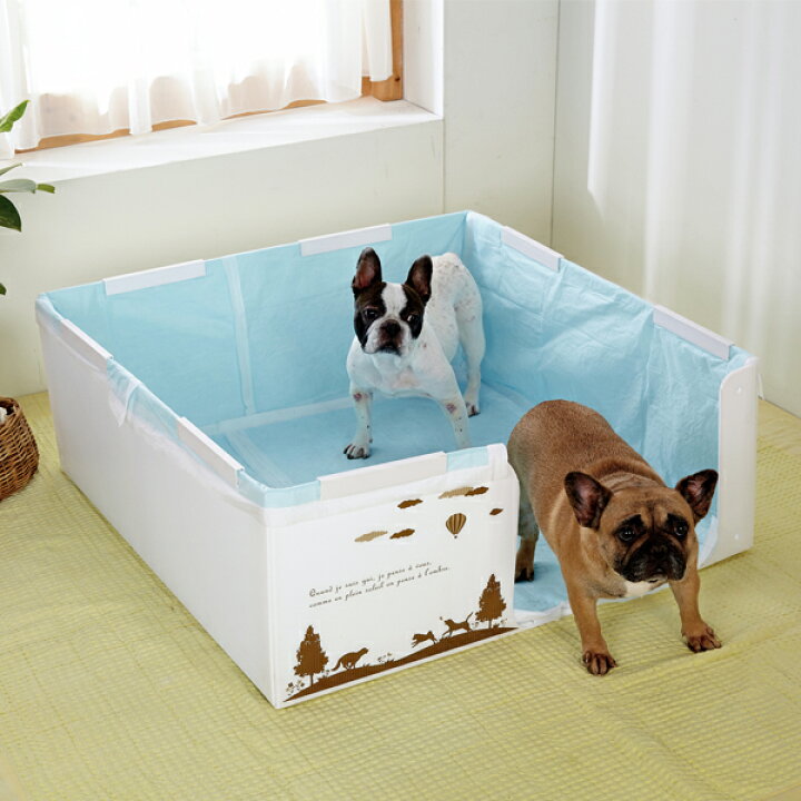 楽天市場 やわらかプラダントイレ 90cm角 犬 トイレ トイレトレー 室内トイレ 大型犬 国産 囲い 足上げ ゴールデンレトリバー 介護 老犬 シニア ペピイオリジナル Peppy ペピイ 楽天市場店