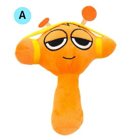 スプランキー風 歌うモンスター プランキーモンスター ぬいぐるみ 音楽 ゲーム キャラクター 音楽作成 カラフル 子供 レッド イエロー オレンジ ブルー ホワイト グレー グリーン 誕生日 プレゼント