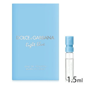 ドルチェ＆ガッバーナ(D＆G) ライトブルー オードトワレ EDT SP 1.5ml ミニ香水 サンプル DOLCE GABBANA 香水・フレグランス [8239/3395] メール便無料[A][TN50] ミニチュア