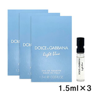 h`FKbo[i D&G Cgu[ I[hg EDT 1.5ml×3Zbg ~j DOLCE GABBANA EtOX [3395/1796][֖[A][TN50] Tv