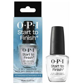 OPI オーピーアイ スタート トゥ フィニッシュα (ネイルトリートメント) 15ml NTT70 O・P・I ネイルケア ベース・トップコート [5787/NTT70]メール便無料[A][TG100] トップコート、ベースコート、自然爪保護剤が1つになった、ネイルトリートメント