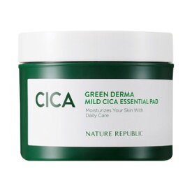 ネイチャーリパブリック グリーンダーマCICA エッセンシャルパッド 90枚 (135ml） 拭き取りパッド NATURE REPUBLIC パック・マスク [0969] 送料無料 毛穴汚れケア 角質ケア