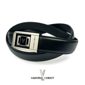 VALENTINO CHRISTY バレンチノクリスティ PUレザー トップ式バックル ベルト 幅3cm おしゃれ 誕生日 記念 プレゼント ギフト 送料無料