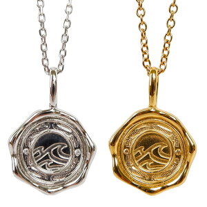 ハワイアンジュエリー ステンレス ネックレス 波 スクロール 金属アレルギー対応 サージカル おしゃれ アクセサリー おしゃれ 誕生日 記念 プレゼント ギフト 送料無料