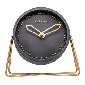 オランダ発 NexTime ネクスタイム 置き時計 クロステーブル ブラック 誕生日 記念 プレゼント ギフト 送料無料