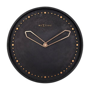 オランダ発 NexTime ネクスタイム 掛け時計 クロス ブラック 誕生日 記念 プレゼント ギフト 送料無料