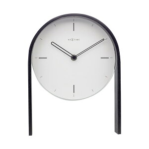 オランダ発 NexTime ネクスタイム 壁掛け時計 ノアテーブル ホワイト おしゃれ 誕生日 記念 プレゼント ギフト 送料無料