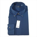 老舗シャツメーカー Brinkers ブリンカーズ ドレスシャツ CITY ストレッチ コットン ボタンダウン 織柄 Mサイズ 39-82 ネイビー おしゃれ 人気 ブランド オフィス ビジカジ 誕生日 記念 プレゼント ギフト 送料無料