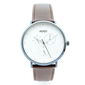 ドイツ発ブランド ヒューゴボス HUGO BOSS 腕時計 メンズ 1530008 クォーツ ホワイト ブラウン おしゃれ フォーマル ビジネス カジュアル ビジカジ 誕生日 記念 プレゼント ギフト 送料無料