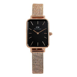 �y�M�t�g�Ή��z�_�j�G���E�F�����g�� DANIEL WELLINGTON �r���v QUADRO PRESSED MELROSE 20×26 �N�A�h���v���X�h �u���b�N ���[�Y�S�[���h �N�I�[�c �A�i���O �t�@�b�V���� �l�C �u�����h ������� �a