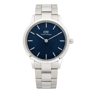 �y�M�t�g�Ή��z�_�j�G���E�F�����g�� DANIEL WELLINGTON �r���v Iconic Link Arctic Silver 40mm �A�C�R�j�b�N�����N �x�r�[�u���[ �V���o�[ �����Y �N�I�[�c �E�H�b�` �l�C �u�����h ������� �a���� �L