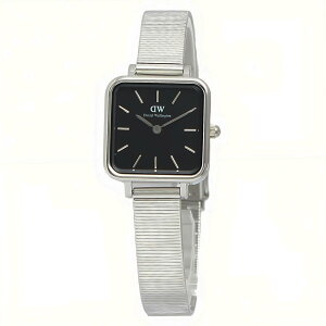 �y�M�t�g�Ή��z�_�j�G���E�F�����g�� DANIEL WELLINGTON �r���v Quadro Studio Silver �N�A�h�� �V���o�[ �u���b�N ���f�B�[�X �A�i���O �N�I�[�c ������� �l�C �u�����h �a���� �L�O �v���[���g �M
