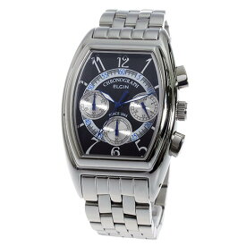 エルジン ELGIN クオーツ メンズ クロノ 腕時計 FK1403S-B ブラック 国内正規品 おしゃれ 誕生日 記念 プレゼント ギフト 送料無料