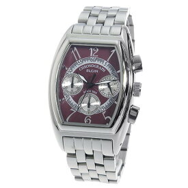 エルジン ELGIN クオーツ メンズ クロノ 腕時計 FK1403S-R レッド 国内正規品 おしゃれ 誕生日 記念 プレゼント ギフト 送料無料