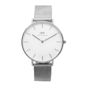 �y�M�t�g�Ή��z�_�j�G���E�F�����g�� DANIEL WELLINGTON �r���v Petite Unitone Silver 28mm �V���o�[ �X�e�����X ���b�V���x���g �E�H�b�` ���f�B�[�X �l�C �u�����h ������� �a���� �L�O �v���[���g 