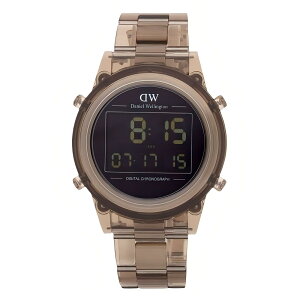�y�M�t�g�Ή��z�_�j�G���E�F�����g�� DANIEL WELLINGTON �r���v Retro Digital Dark Brown Dark Brown 42mm ���g���f�W�^�� �����Y ���f�B�[�X �_�[�N�u���E�� �u���b�N �X�|�[�c �t�@�b�V���� �E�H�b�` �l