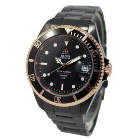 エルジン ELGIN 自動巻き メンズ 腕時計 FK1405B-B 機械式 オートマ デイト ステンレス 国内正規品 ブラック ビジネス カジュアル プレゼント ギフト 送料無料