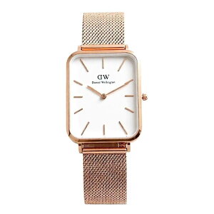 �y�M�t�g�Ή��z�_�j�G���E�F�����g�� DANIEL WELLINGTON �r���v QUADRO MESH �N�A�h�� ���b�V�� ���[�Y�S�[���h �z���C�g �N�I�[�c �X�N�G�A ���f�B�[�X �t�@�b�V���� �l�C �u�����h ������� �a��